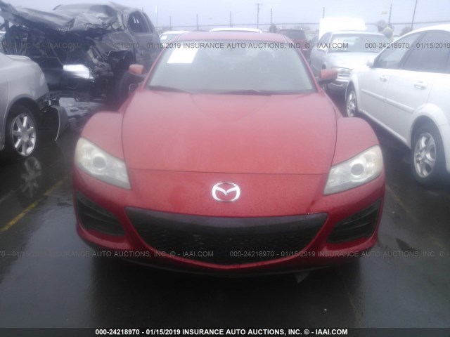 JM1FE17M290403095 - 2009 MAZDA RX8 RED photo 6