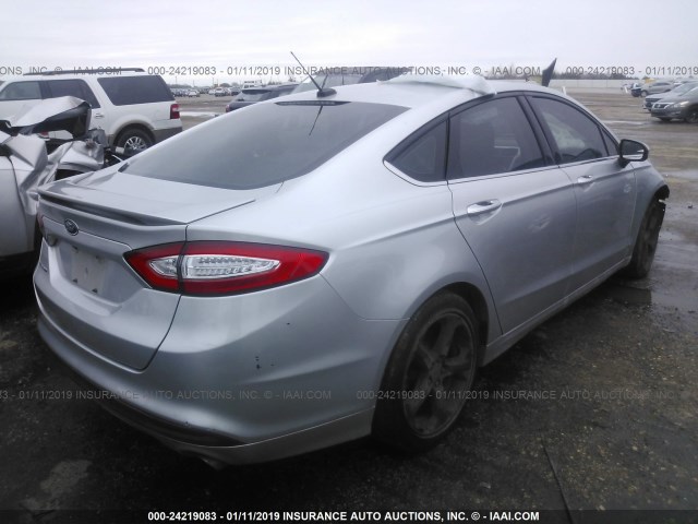 3FA6P0G79GR143358 - 2016 FORD FUSION S SILVER photo 4