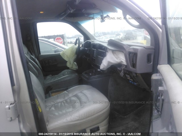 1GBFG15T171114855 - 2007 CHEVROLET EXPRESS G1500  SILVER photo 5