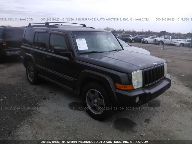 1J8HH48N86C156855 - 2006 JEEP COMMANDER GRAY photo 1