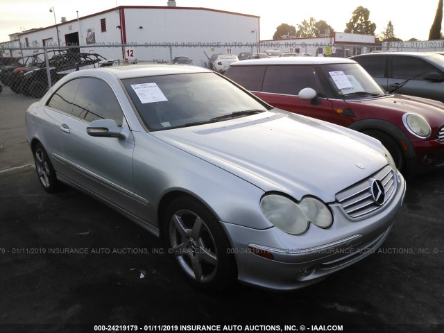 WDBTJ65J35F126905 - 2005 MERCEDES-BENZ CLK 320C GRAY photo 1