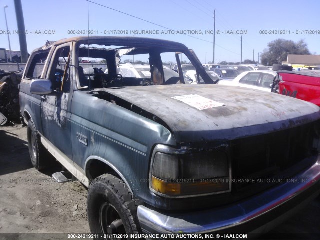 1FMEU15H7PLA23777 - 1993 FORD BRONCO U100 GREEN photo 6