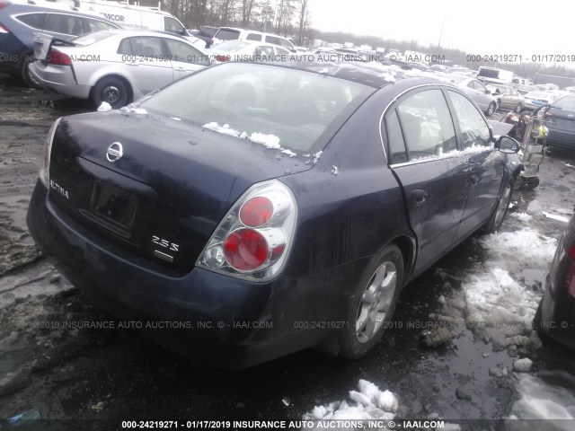 1N4AL11D76C242767 - 2006 NISSAN ALTIMA S/SL BLUE photo 4