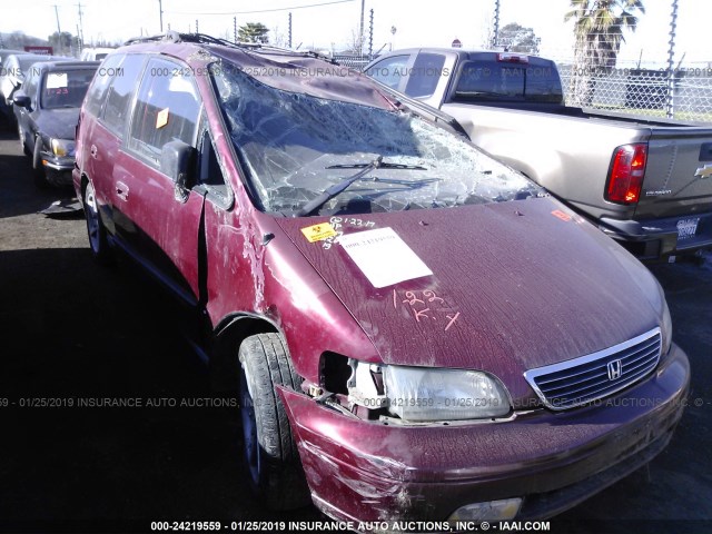 JHMRA1860SC012698 - 1995 HONDA ODYSSEY LX/EX RED photo 1