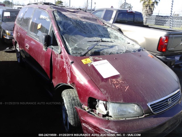 JHMRA1860SC012698 - 1995 HONDA ODYSSEY LX/EX RED photo 6