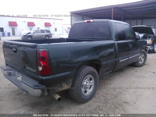 2GCEC19V431238685 - 2003 CHEVROLET SILVERADO C1500 GREEN photo 4