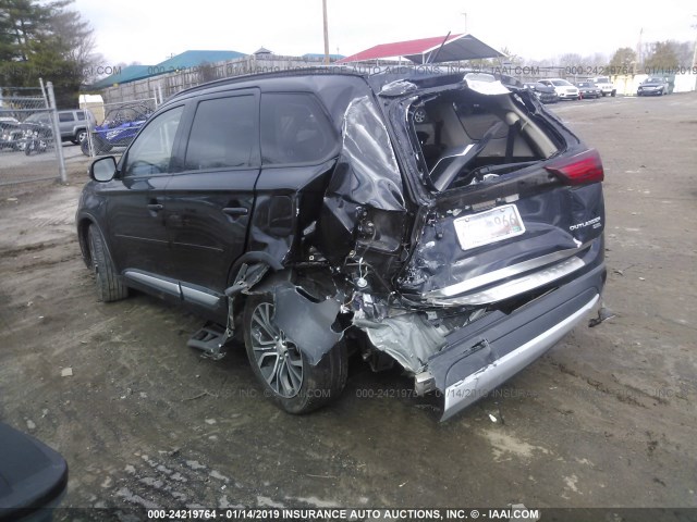 JA4AD3A31GZ025279 - 2016 MITSUBISHI OUTLANDER SE/SEL BLACK photo 3