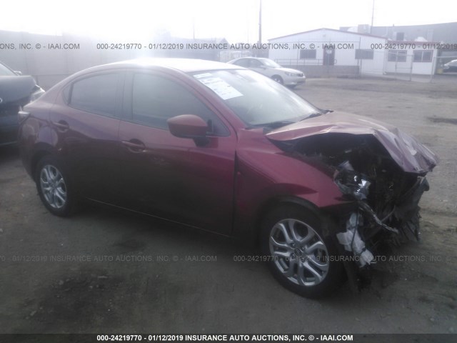 3MYDLBZV4GY141481 - 2016 TOYOTA SCION IA BURGUNDY photo 1