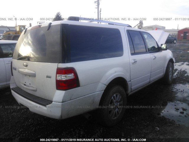 1FMJK2A53DEF40029 - 2013 FORD EXPEDITION EL LIMITED WHITE photo 4