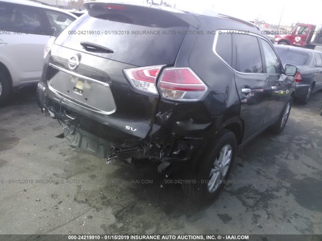 JN8AT2MT1GW022435 - 2016 NISSAN ROGUE S/SL/SV GRAY photo 4