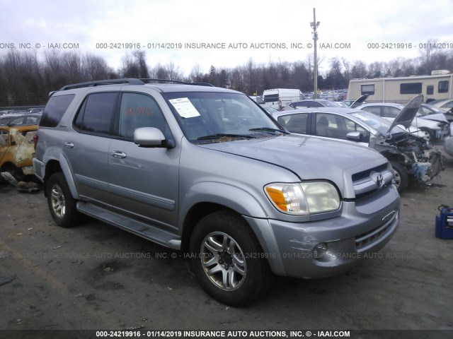 5TDBT48A36S271127 - 2006 TOYOTA SEQUOIA LIMITED SILVER photo 1