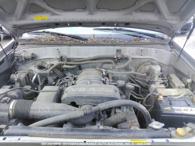 5TDBT48A36S271127 - 2006 TOYOTA SEQUOIA LIMITED SILVER photo 10