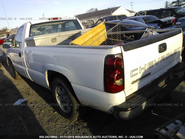 3GCEC14X66G222878 - 2006 CHEVROLET SILVERADO C1500 WHITE photo 3