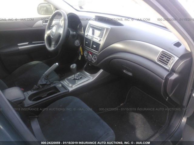 JF1GH6A62BH830230 - 2011 SUBARU IMPREZA 2.5I GRAY photo 5