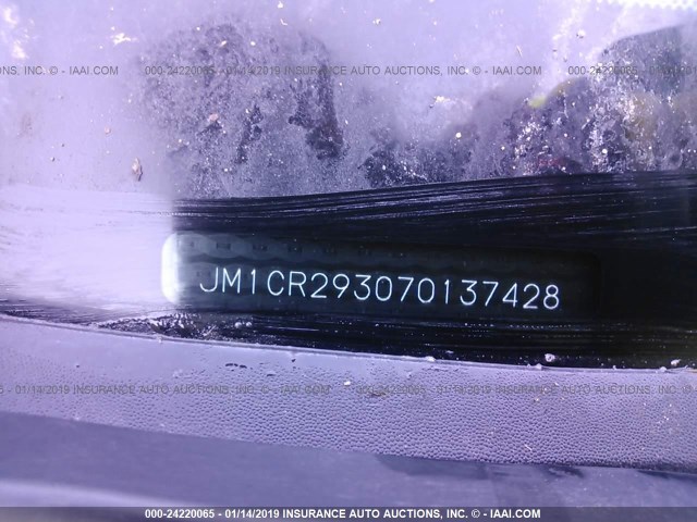 JM1CR293070137428 - 2007 MAZDA 5 BLUE photo 9