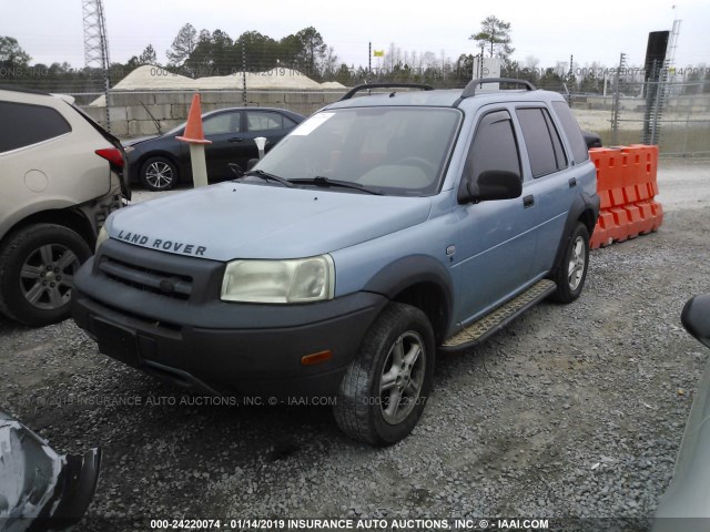 SALNM22252A207865 - 2002 LAND ROVER FREELANDER S BLUE photo 2