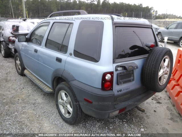 SALNM22252A207865 - 2002 LAND ROVER FREELANDER S BLUE photo 3