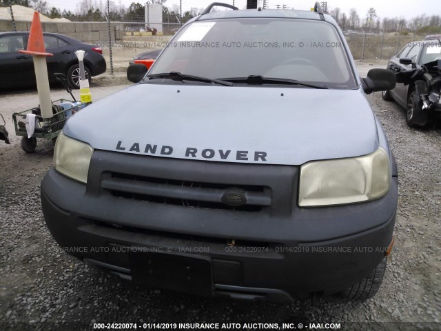 SALNM22252A207865 - 2002 LAND ROVER FREELANDER S BLUE photo 6