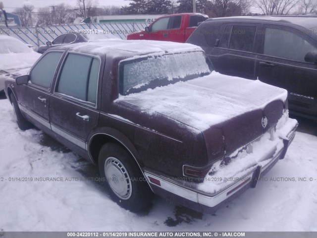 1G6KS5333LU821616 - 1990 CADILLAC SEVILLE RED photo 3