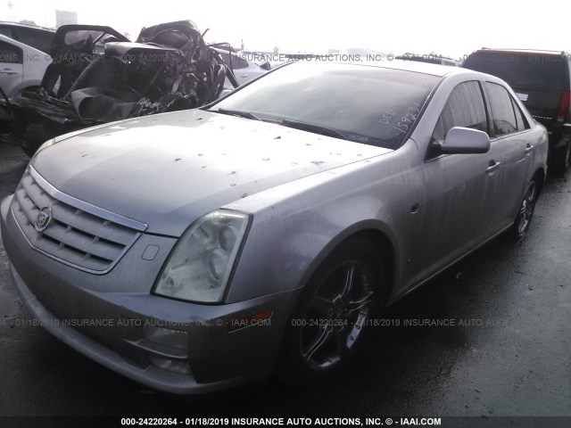 1G6DC67A550159231 - 2005 CADILLAC STS SILVER photo 2