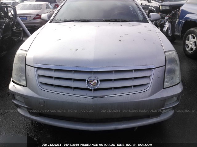 1G6DC67A550159231 - 2005 CADILLAC STS SILVER photo 6