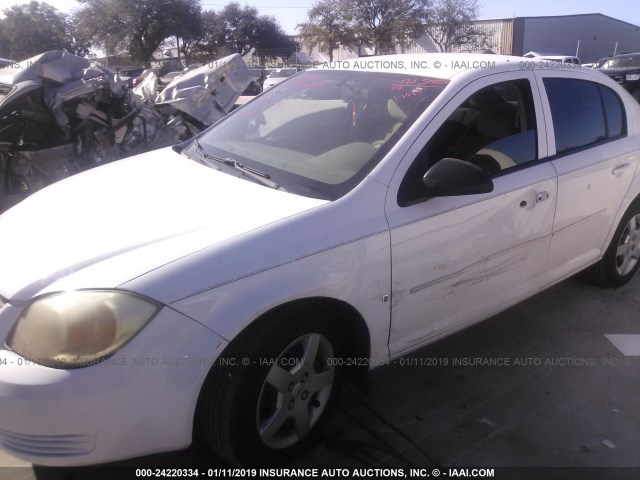 1G1AK55F267714181 - 2006 CHEVROLET COBALT LS WHITE photo 6