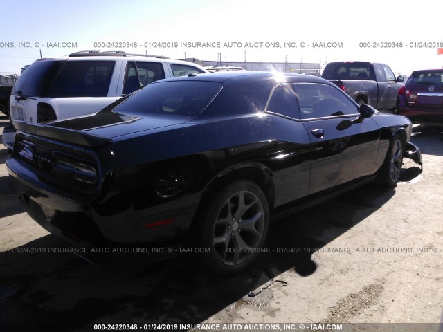 2C3CDZAG7GH336157 - 2016 DODGE CHALLENGER SXT BLACK photo 4