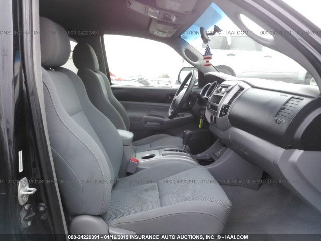 5TEUU42N17Z442852 - 2007 TOYOTA TACOMA ACCESS CAB შავი ფოტო 5