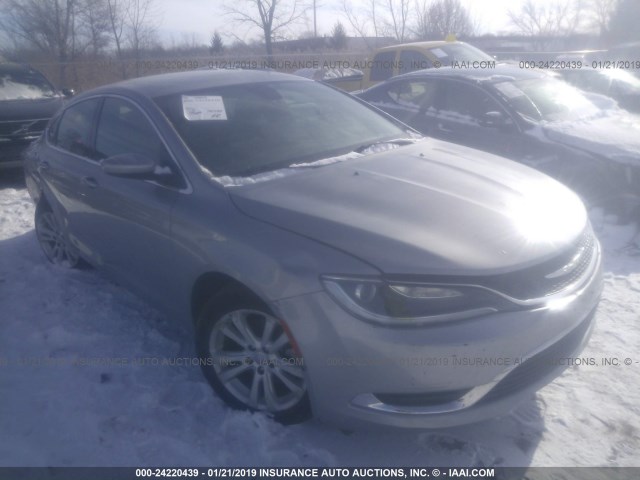 1C3CCCAB6GN176154 - 2016 CHRYSLER 200 LIMITED SILVER photo 1