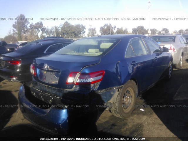 4T4BF3EK6BR146676 - 2011 TOYOTA CAMRY SE/LE/XLE 蓝色 照片 4
