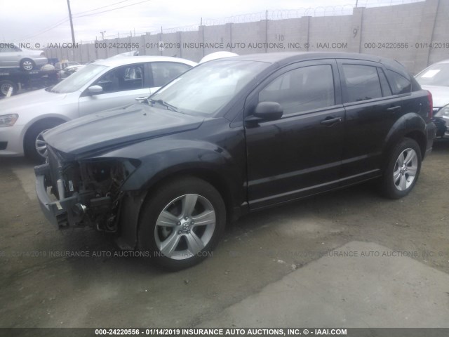 1B3CB4HA1AD532686 - 2010 DODGE CALIBER SXT BLACK photo 2