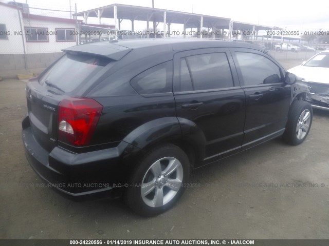 1B3CB4HA1AD532686 - 2010 DODGE CALIBER SXT BLACK photo 4