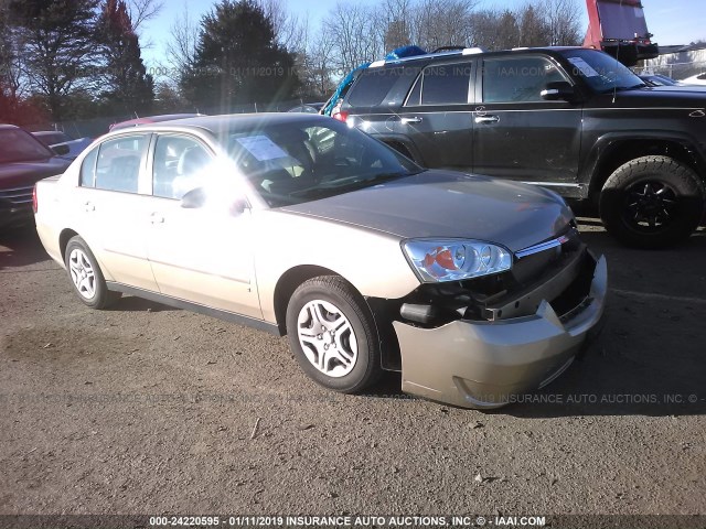 1G1ZS53F16F140667 - 2006 CHEVROLET MALIBU LS Бежевый фото 1