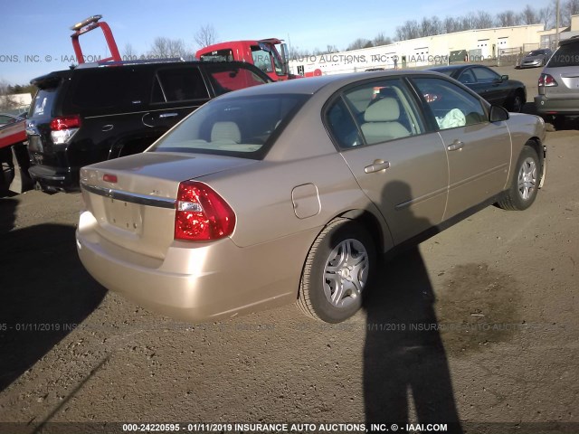 1G1ZS53F16F140667 - 2006 CHEVROLET MALIBU LS Бежевый фото 4