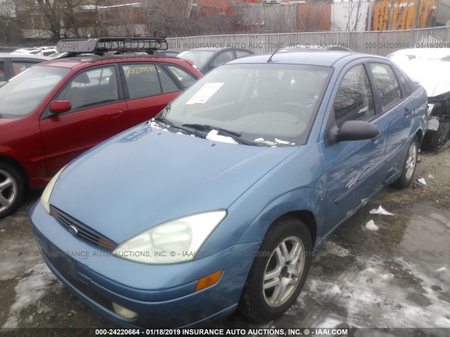 1FAFP34331W245424 - 2001 FORD FOCUS SE/SE SPORT BLUE photo 2