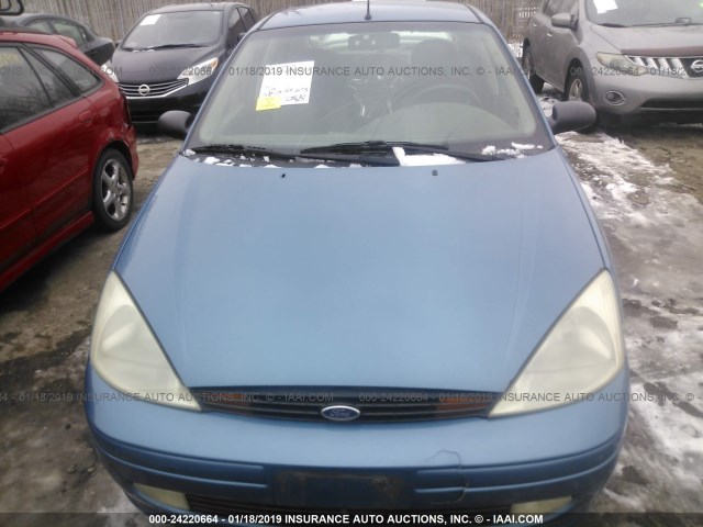 1FAFP34331W245424 - 2001 FORD FOCUS SE/SE SPORT BLUE photo 6