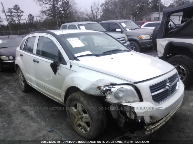 1B3HB48BX8D687763 - 2008 DODGE CALIBER SXT WHITE photo 1