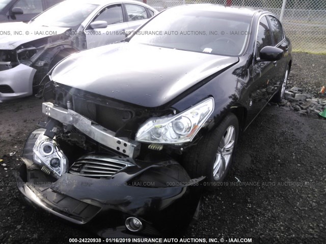 JN1CV6AR0FM521058 - 2015 INFINITI Q40 BLACK photo 2