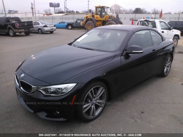 WBA3T3C55FP738113 - 2015 BMW 435 I BLACK photo 2