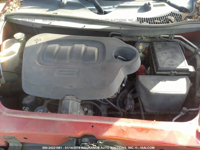 3GNDA13DX8S640344 - 2008 CHEVROLET HHR LS Rojo foto 10