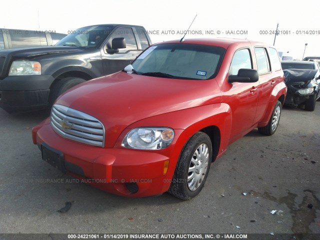 3GNDA13DX8S640344 - 2008 CHEVROLET HHR LS Rojo foto 2