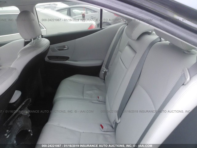 JTHBB1BA7A2028817 - 2010 LEXUS HS 250H BLACK photo 8