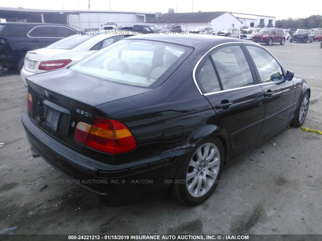 WBAEV53433KM31764 - 2003 BMW 330 I BLACK photo 4