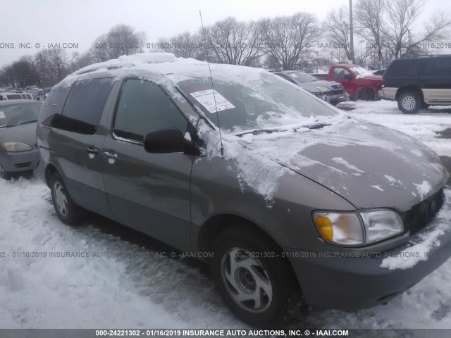 4T3ZF13C5WU073306 - 1998 TOYOTA SIENNA LE/XLE BROWN photo 1