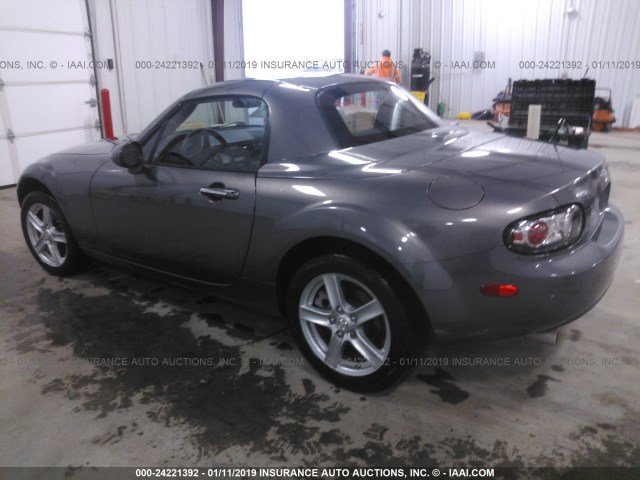 JM1NC26F980148602 - 2008 MAZDA MX-5 MIATA GRAY photo 3