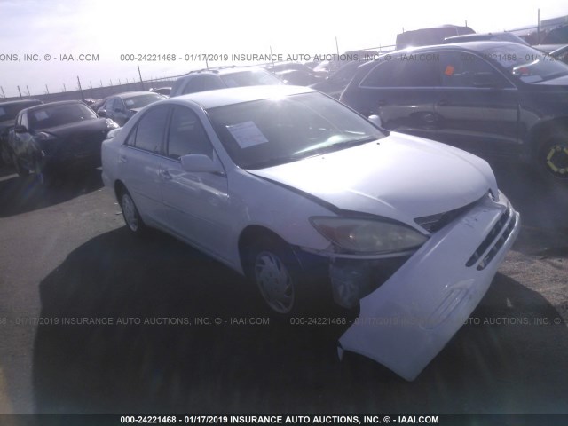 4T1BE32K94U287956 - 2004 TOYOTA CAMRY LE/XLE/SE WHITE photo 1