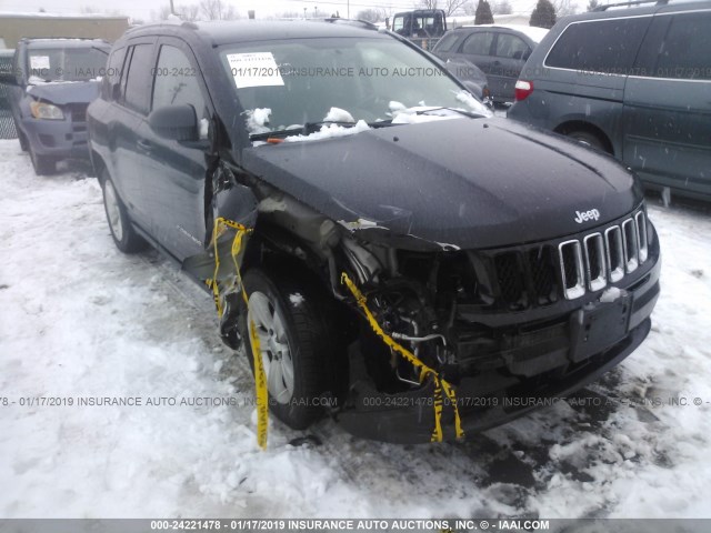 1C4NJCBB4CD553900 - 2012 JEEP COMPASS SPORT BLACK photo 6