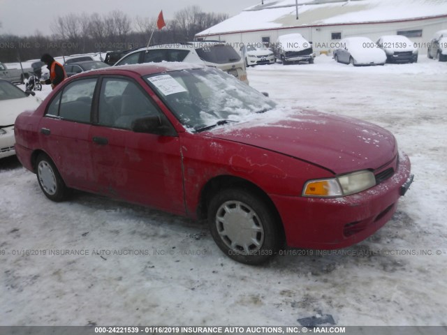 JA3AY26C41U024529 - 2001 MITSUBISHI MIRAGE ES RED photo 1