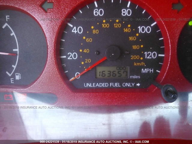 JA3AY26C41U024529 - 2001 MITSUBISHI MIRAGE ES RED photo 7