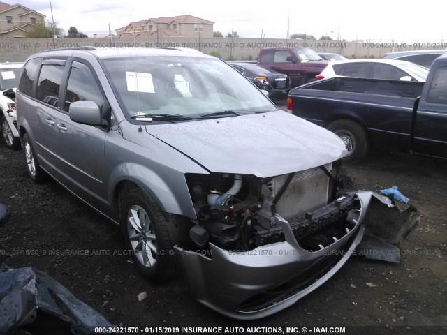 2C4RDGCGXDR799276 - 2013 DODGE GRAND CARAVAN SXT GRAY photo 1